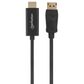 Manhattan 6" DisplayPort Male to HDMI Male Cable in Black, , large