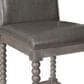 OSP Home Abbott 26" Counter Stool with Pewter Cushion in Brushed Grey, , large