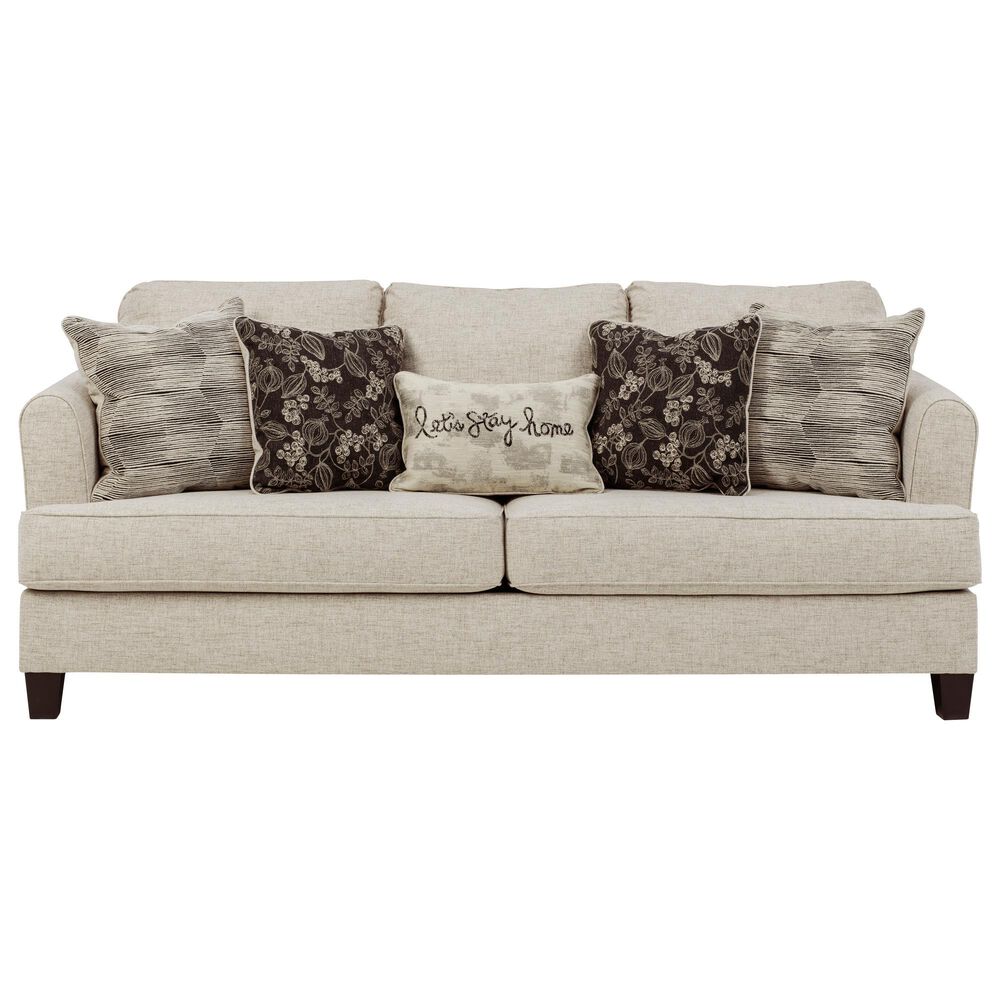 Signature Design by Ashley Callisburg Stationary Sofa in Linen, , large