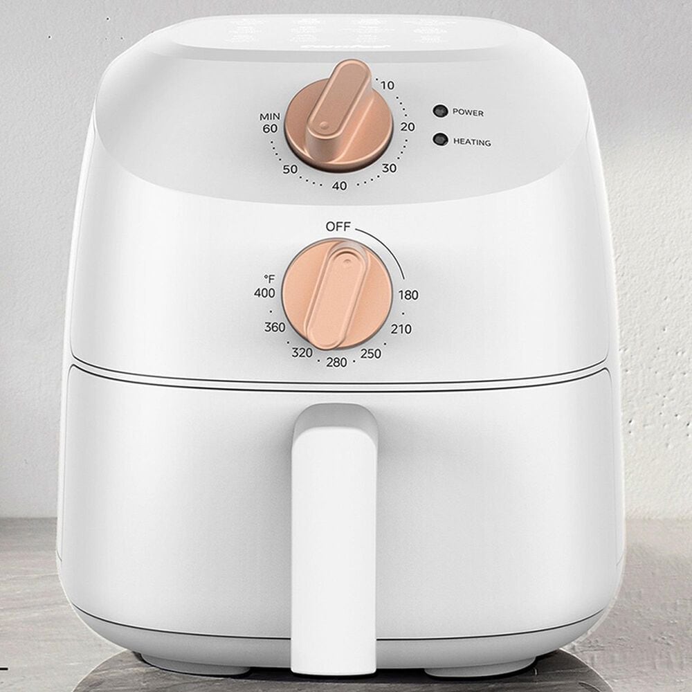 Midea 2.1 Quart Compact Air Fryer in White, , large