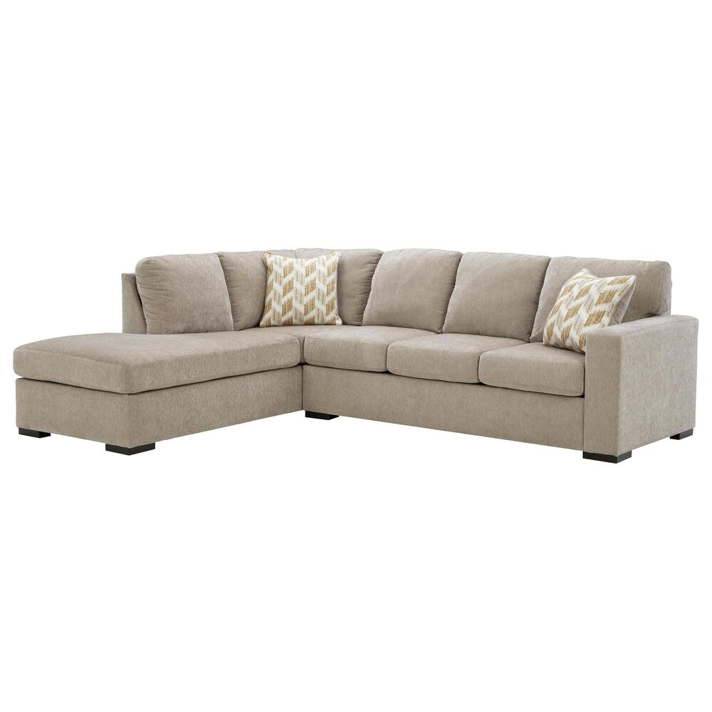 Ashley Bridgepoint 2-Piece Left Facing Sectional with Chaise in Stone