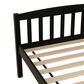 Linon Home Decor Perryton Twin Over Twin Bunk Bed in Sleek Black, , large