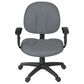 Regency Global Sourcing Comfort Series Swivel Computer Task Chair with Adjustable Arms in Grey, , large