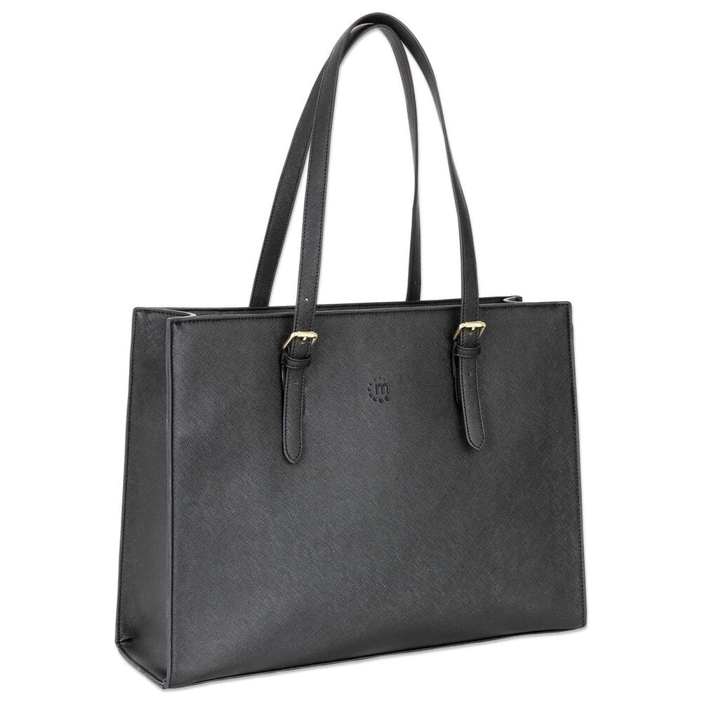 Manhattan 15.6" Venice Laptop Tote Bag for Women in Black, , large