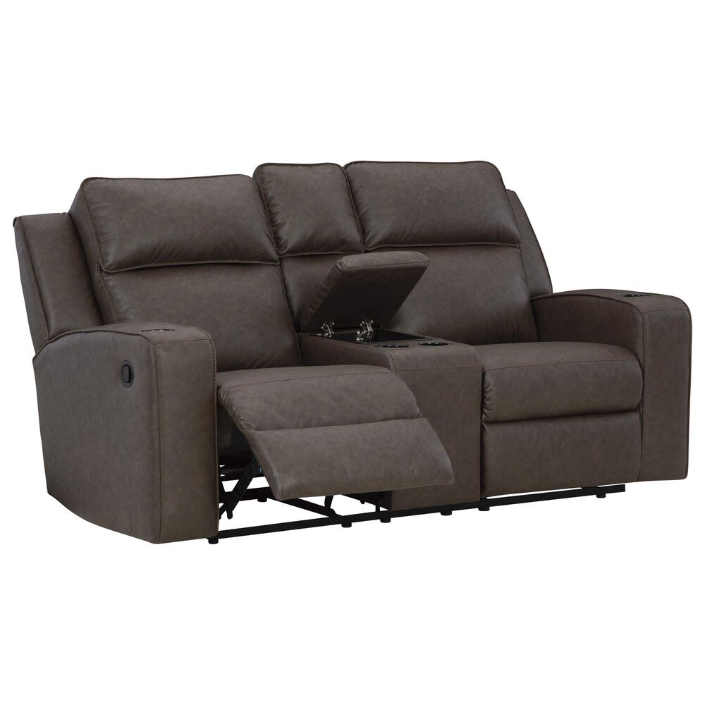 Ashley Lavenhorne 3-Piece Manual Reclining Living Room Set in Umber, , large
