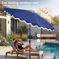 HOMLUX 10" Patio Umbrella in Dark Blue, , large