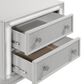 New Heritage Design Stardust 2-Drawer Nightstand in White, , large