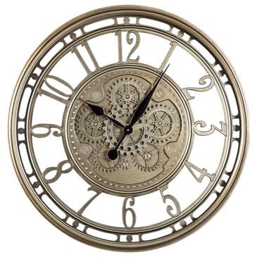 Ashley Gilover Wall Clock in Champagne, , large