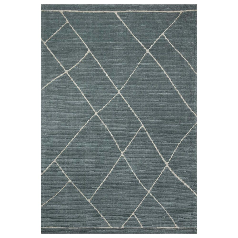 Magnolia Home Logan 5" x 7"6" Slate and White Area Rug, , large