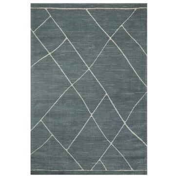 Magnolia Home Logan 5" x 7"6" Slate and White Area Rug, , large