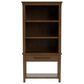 Wycliff Bay Calhoun 2-Piece Writing Desk and Bookcase Set in Whiskey Oak, , large