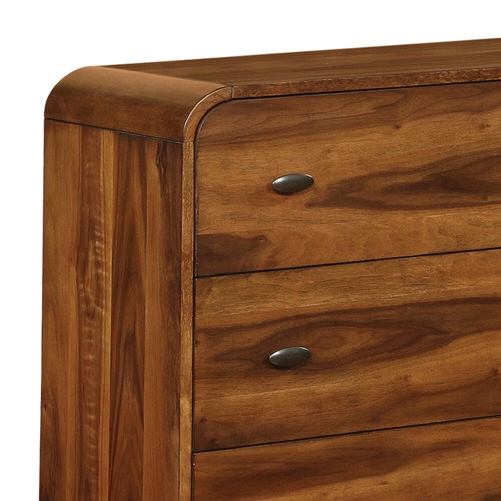 Pacific Landing Robyn 3 Piece King Bedroom Set in Dark Walnut, , large
