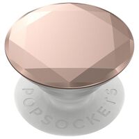 PopSockets Rose Gold Metallic Diamond Swappable PopGrip