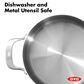 Green Pan Mira 5.2-Quart Covered Casserole with Lid in Stainless Steel, , large