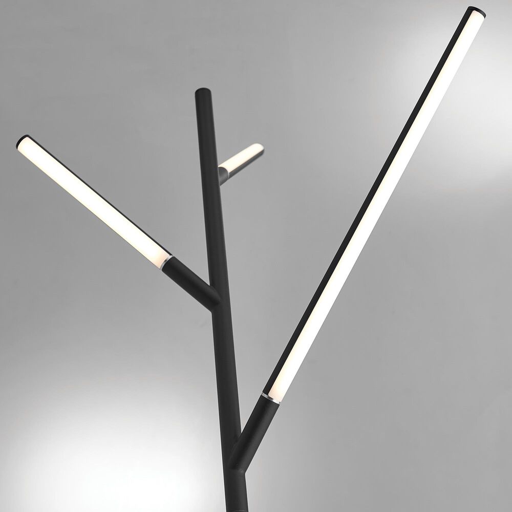 Lite Source Lorant 3-Lite LED Floor Lamp in Black, , large