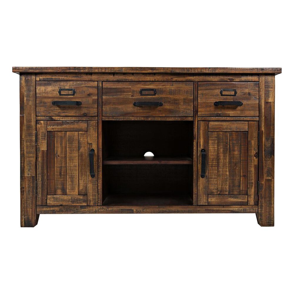 Waltham Cannon Valley 50" Media Unit in Brown, , large