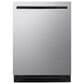 LG 24" Built-In Pocket Handle Dishwasher with SteamAssist in PrintProof Stainless Steel, , large