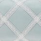 Royal Court Bungalow 13" x 19" Lumbar Pillow in Spa Blue and White, , large