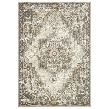 Loloi Landscape LAN-01 7"7" x 10"6" Sand and Graphite Area Rug, , large