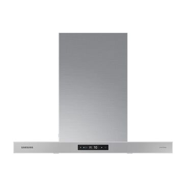 Samsung Bespoke 30" Bespoke Smart Wall Mount Hood with LCD Display in Clean Grey, , large