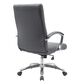 Global Seating Bonded Leather Executive Chair in Gray, , large