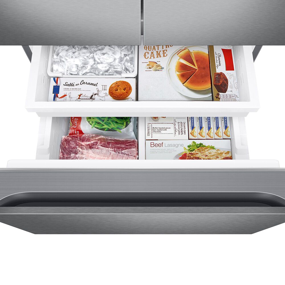 Samsung 22 Cu. Ft. Smart French Door Refrigerator in Stainless Steel, , large