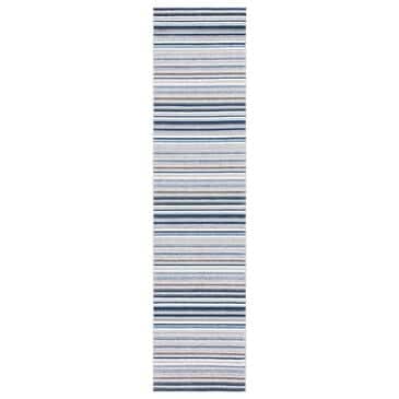 Safavieh Cabana CBN323F 2"2" x 11" Grey and Blue Indoor/Outdoor Performance Runner, , large