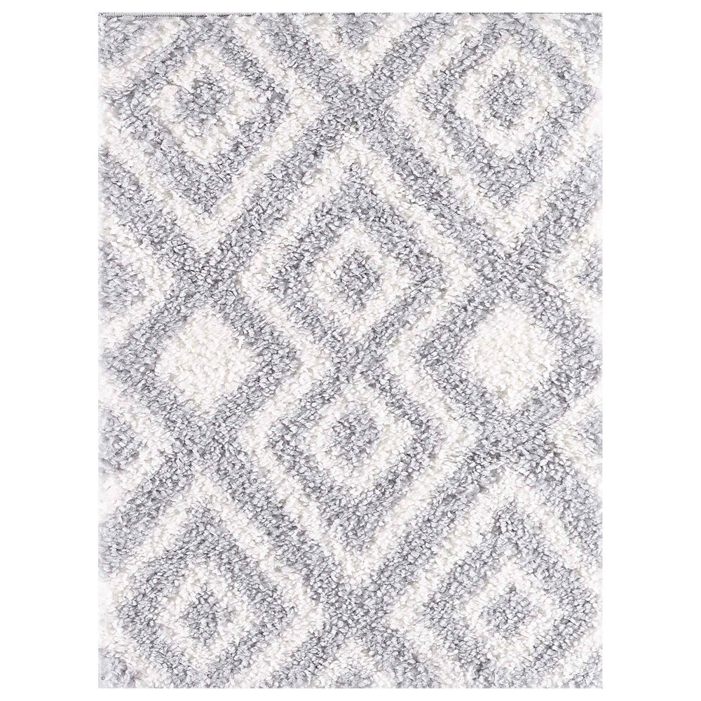 Central Oriental Prince Light Zelina 8657.209 2'2" x 3' Cream and Grey Area Rug, , large