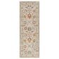 Surya Reina Light Gray, Cream, Denim, Rust, Mustard, Olive and Tan 2"7" x 7"3" Runner, , large