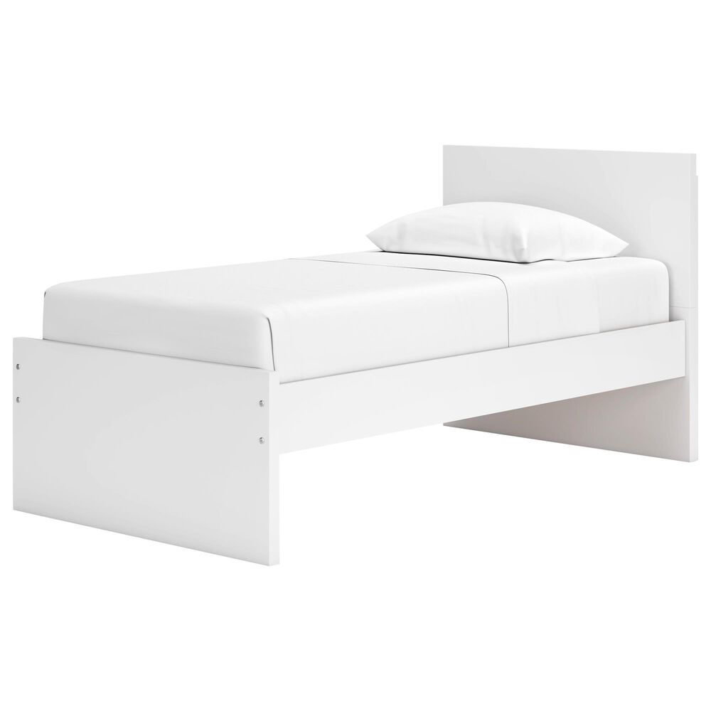 Ashley Onita Twin Platform Bed in White, , large