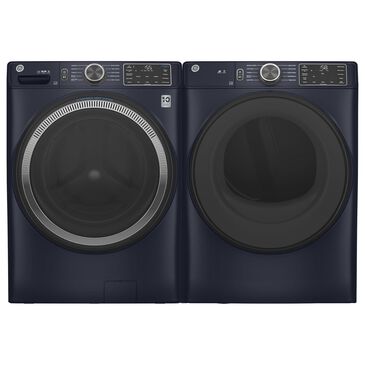 GE Appliances 4.8 Cu. Ft. Front Load Washer and 7.8 Cu. Ft. Electric Dryer Laundry Pair in Sapphire Blue, , large