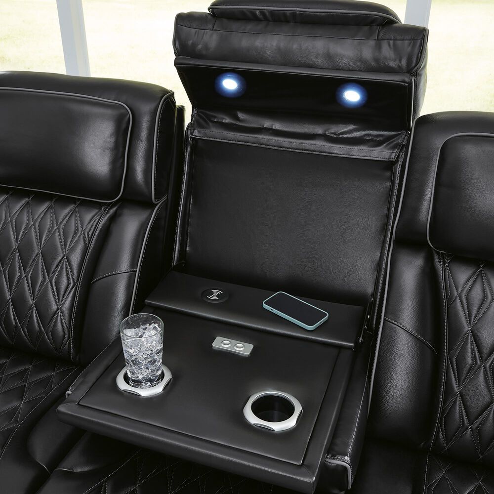 Ashley Boyington 2-Piece Power Reclining Living Room Set in Black, , large