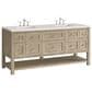 James Martin Vanities Breckenridge 72" Double Vanity in Whitewashed Oak with 3 cm Ethereal Noctis Quartz Top, , large