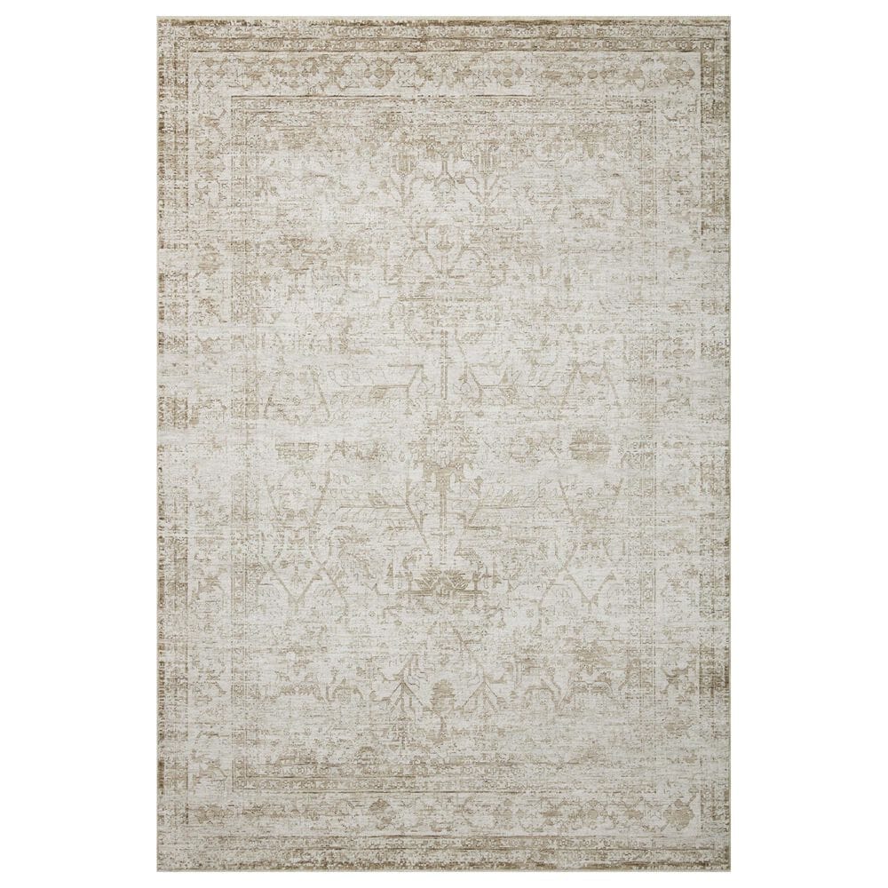 Amber Lewis x Loloi Honora 11"6" x 15"6" Ivory and Natural Area Rug, , large