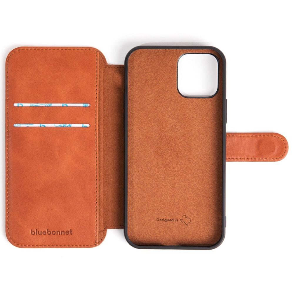 Bluebonnet Cases Executive Leather Wallet Case Folio for iPhone 16 Pro Max in Tuscan Tan, , large