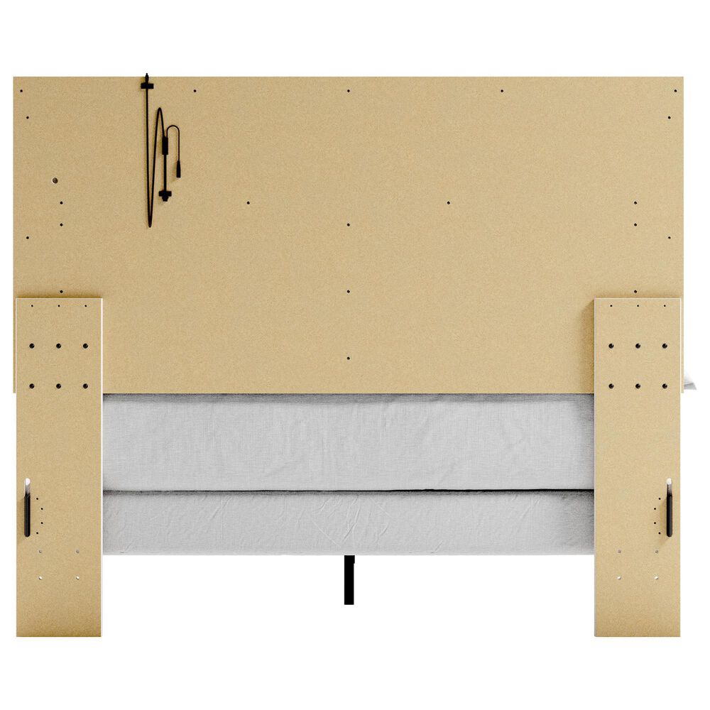 Ashley Altyra 4-Piece Queen Upholstered Bed Set in White, , large