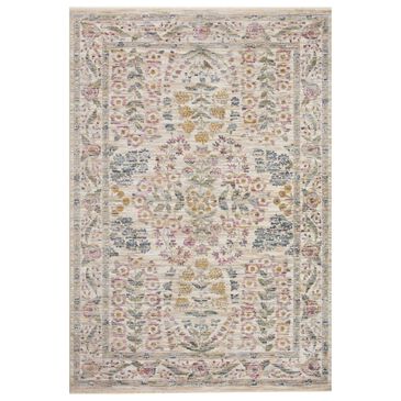 Rifle Paper Co. x Loloi Provence 3"7" x 5"7" Fleur Ivory Area Rug, , large