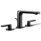 Kohler Avid Widespread Bathroom Sink Faucet in Matte Black, , large