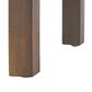 Hearth and Haven Selma Outdoor End Table with Slatted Top and Curved Legs in Gray, , large