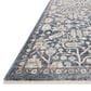 Amber Lewis x Loloi Zuma 2"3" x 3"10" Blue and Ivory Area Rug, , large
