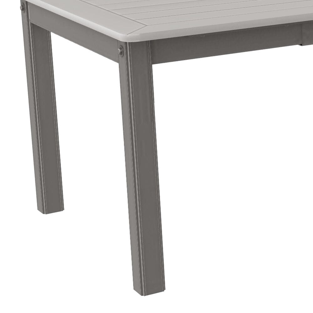 Telescope Rectangular Extension Dining Table in Warm Grey - Table Only, , large