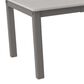 Telescope Rectangular Extension Dining Table in Warm Grey - Table Only, , large