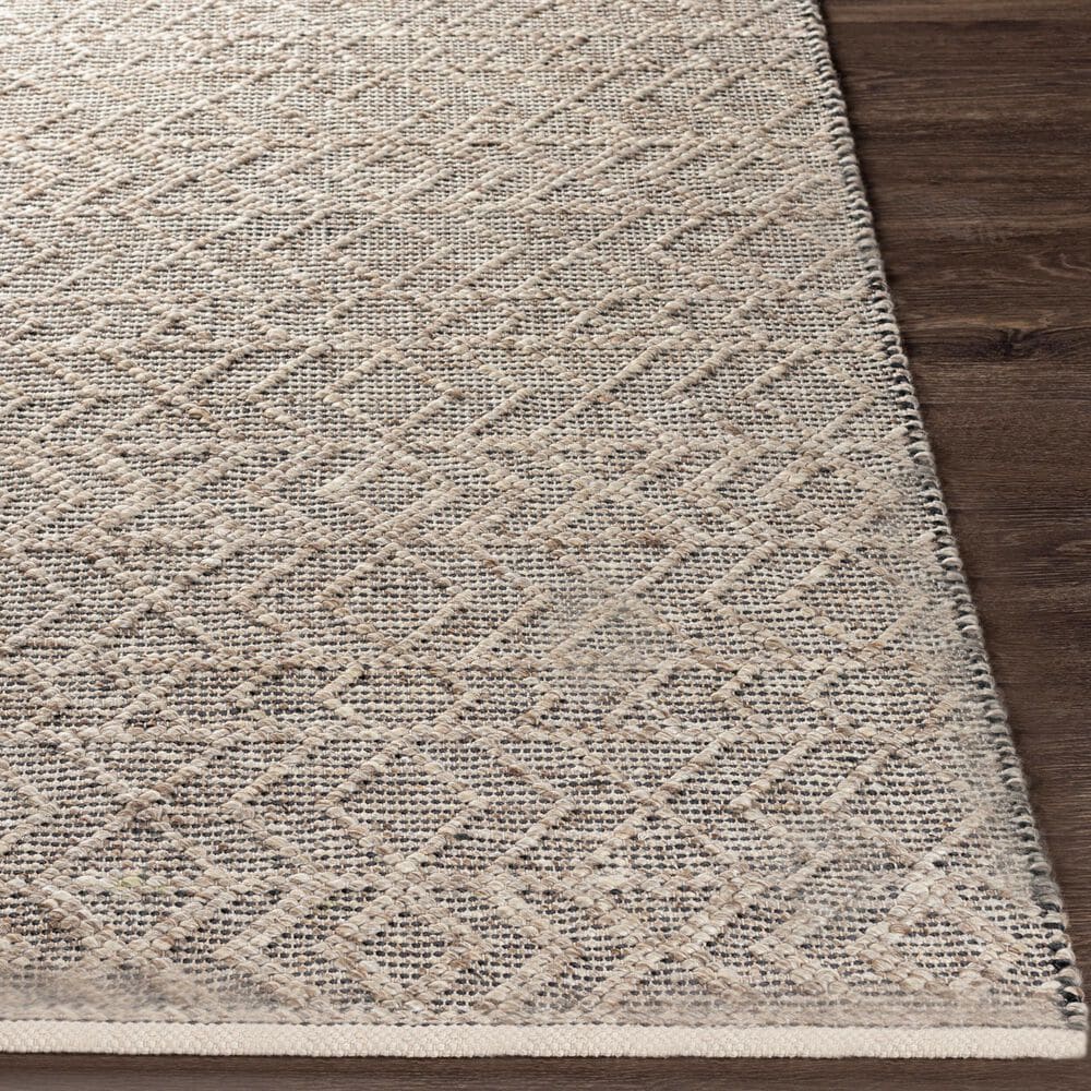 Surya Ingrid Black, Light Gray and Gray 9&#39; x 13&#39; Area Rug, , large