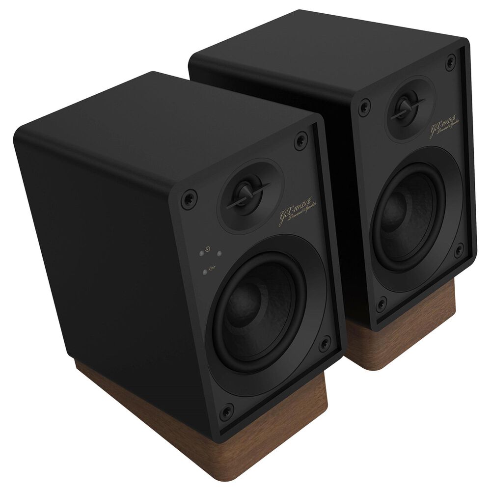 Klipsch Flexus 3&quot; Powered Monitors Bookshelf Speakers Pair in Black, , large