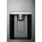 LG 27.1 Cu. Ft. Side-by-Side Refrigerator in Print Proof Stainless Steel, , large