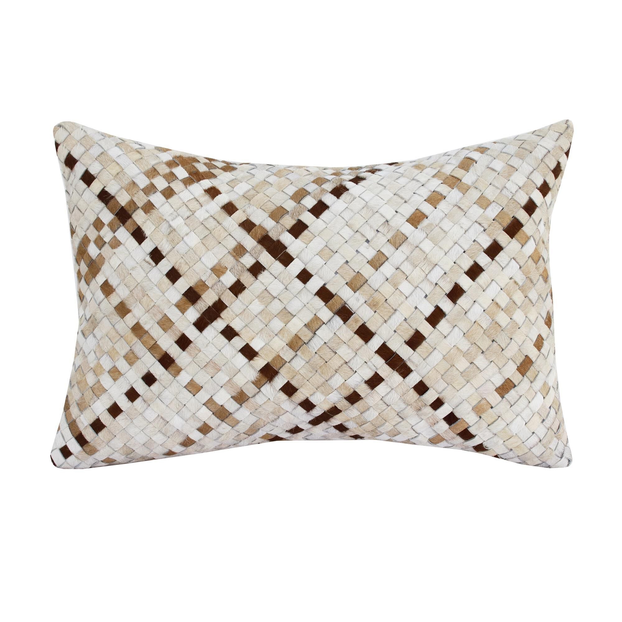 Faux cowhide deals throw pillows