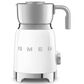 Smeg Retro Style Milk Frother in White and Stainless Steel, , large