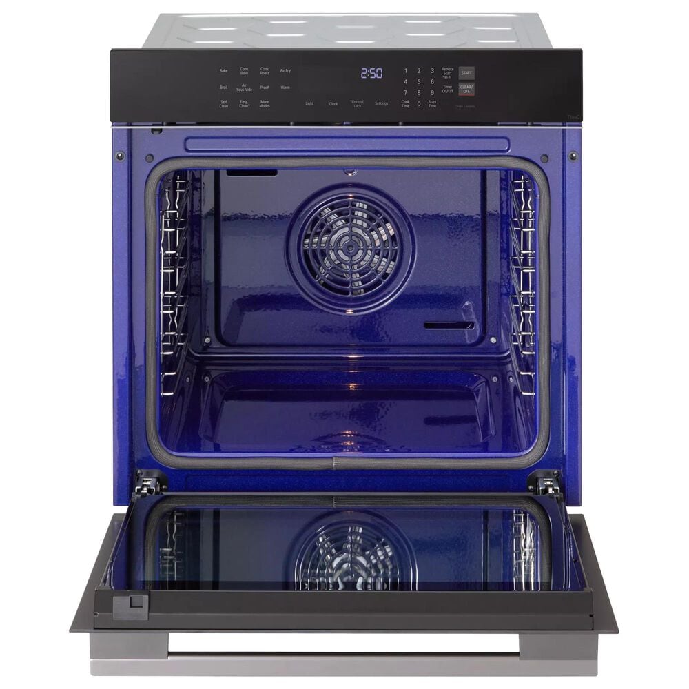 LG 24&quot; Smart Single Electric Wall Oven with True Convection and Air Fry in Black, , large