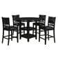 New Heritage Gia 5-Piece Counter Height Dining Set in Ebony, , large
