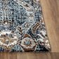 RIZZY Elite 2"6" x 8" Gray, Denim and Brown Runner, , large